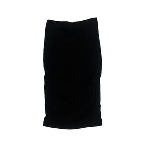Simple long black skirt